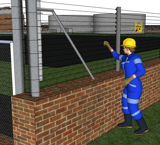 Perimeter Electric Security Fencing System Protection Palisade Solar Electronic Gallagher Power Nemtek Outdoor Residential Wall Boundary Fence Steel Net Gate